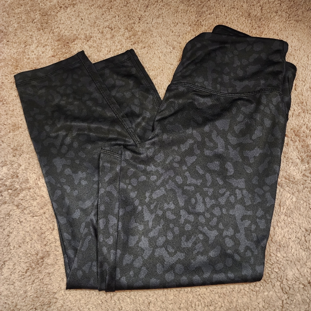 Calia Black Leopard Print Leggings